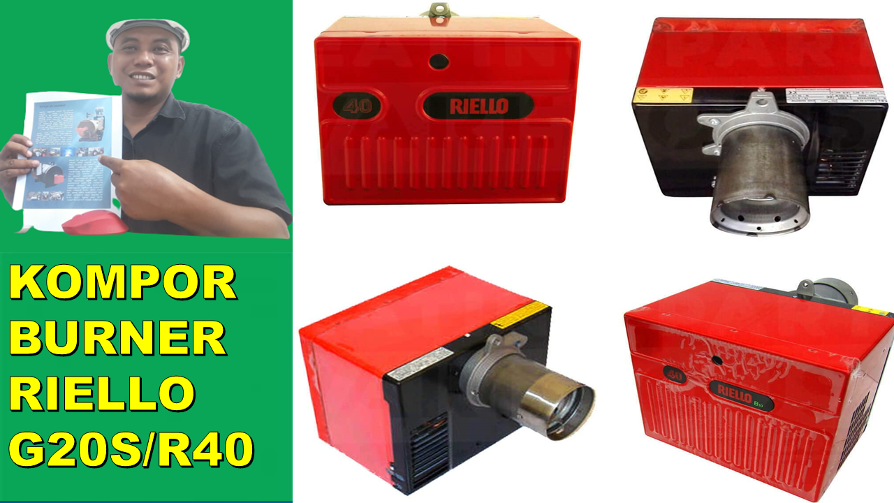 KOMPOR RIELLO OIL BURNER R40 OVEN INDUSTRIAL